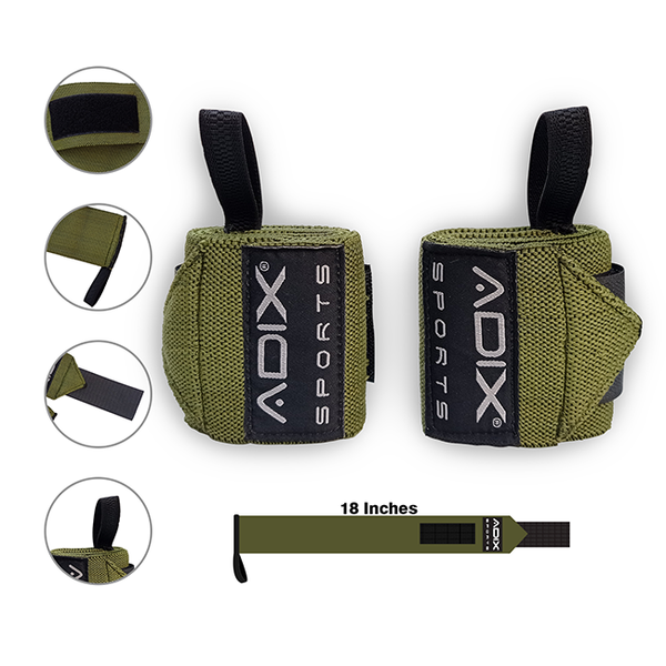 Weight Lifting Hooks Grip Non-Slip Rubber Coating Double Stitching wit –  Adix Sports LTD