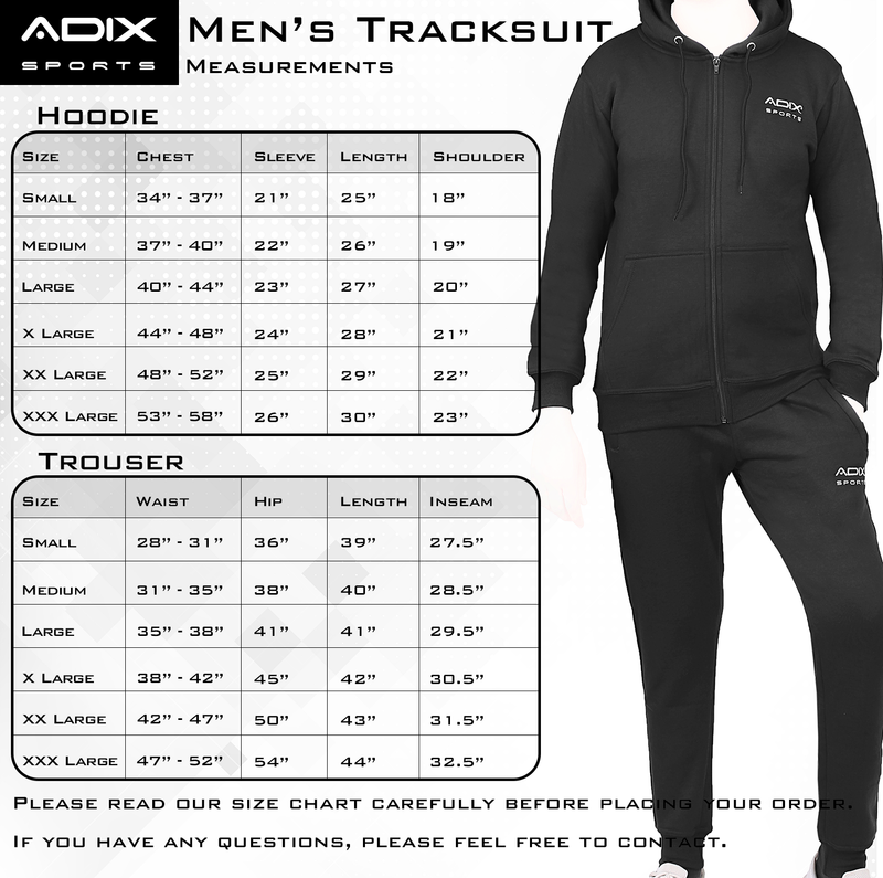ADIX Sports - Fitness & Fashion Men's Tracksuits Set
