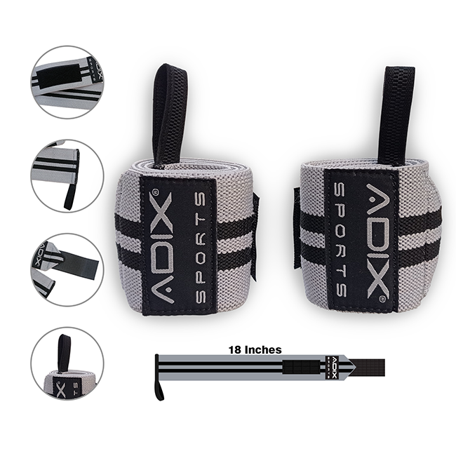 ADIX Sports - 12 Inch Power Weight Lifting Wrist Wraps