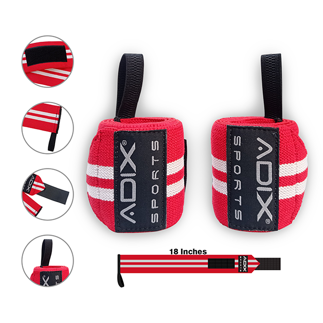ADIX Sports - 18 Inch Power Weight Lifting Wrist Wraps